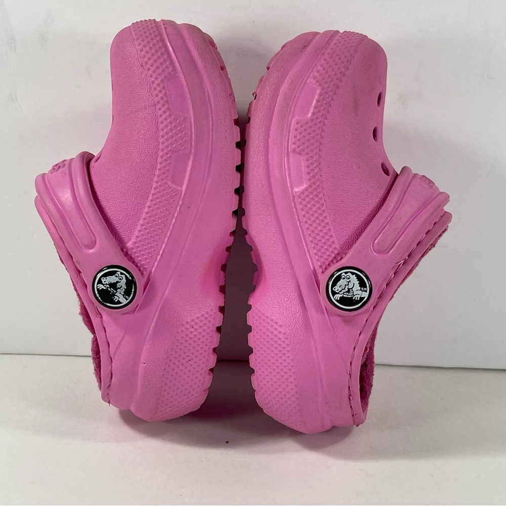 Croc’s Pink Toddler Classic Lined Clog - C5 - Picture 5 of 8